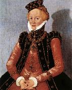 CRANACH, Lucas the Younger Portrait of a Woman sdgsdftg oil painting on canvas